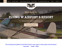 Tablet Screenshot of flyingwairport.com